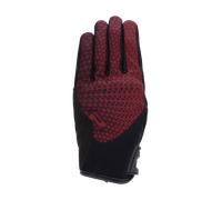 Richa Dora Guantes de moto para mujer, negro-rojo, tamaño M