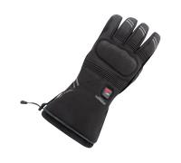 Richa Inferno 12V Juego de guantes de moto impermeables con calefacción, negro, tamaño 4XL para Hombres