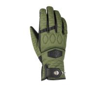 Segura Bahia Guantes de moto impermeables para mujer, negro-verde-marrón-beige, tamaño 2XL