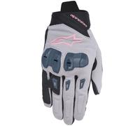 Guantes de moto para mujer Alpinestars STELLA SP X 1 gris-negro-gris oscuro-rosa S