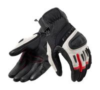Revit Dirt 4 Guantes de moto, negro-rojo, tamaño S para Hombres