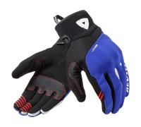 Revit Endo Guantes de moto, negro/azul, Talla S