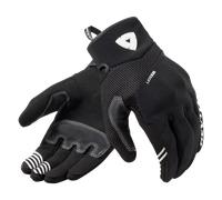 Revit Endo Guantes de moto, negro-blanco, tamaño M para Hombres