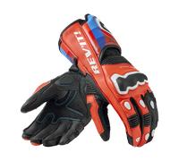 Revit Quantum 3 Guantes de moto, negro/rojo/azul, Talla M