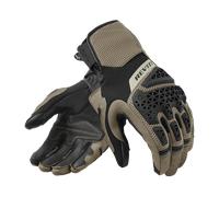 Revit Sand 5 Guantes de moto, negro-beige, tamaño XL para Hombres