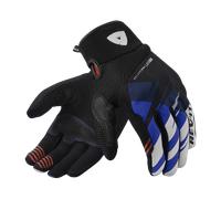 Revit Surge Guantes de moto, negro-azul, tamaño 3XL para Hombres