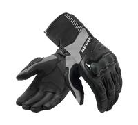 Revit Sand 5 H2O Guantes de moto impermeables, negro-gris, tamaño S para Hombres