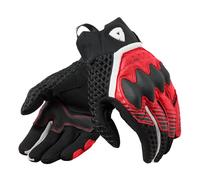 Guantes de moto Revit Veloz negro-rojo S