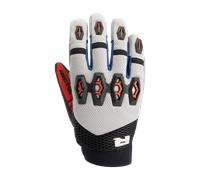 Richa R-MX Guantes de motocross, gris-rojo, tamaño L para Hombres