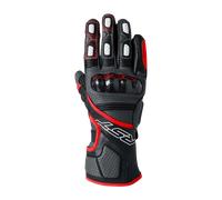 Guantes de moto de cuero RST Fulcrum - gris/rojo/negro
