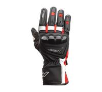 RST Pilot Guantes de moto, negro-blanco-rojo, tamaño 2XL para Hombres