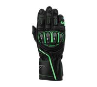 RST S1 Guantes de motocicleta, negro-verde, tamaño M para Hombres