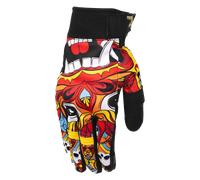 Rusty Stitches Clyde V2 Mask Guantes de moto, negro-multicolor, tamaño S