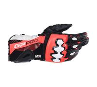 Guantes de motocicleta Alpinestars Gp Pro R4 - negro/rojo/fluo/blanco