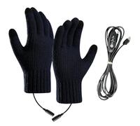 Guantes de motocicleta cálidos - Guantes térmicos a prueba de viento USB de 3 niveles, accesorios para clima frío para viajar deportes de invierno diario trabajo al aire libre disparar nieve