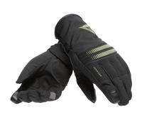 Guantes de motocicleta Dainese Plaza 3 D-Dry para dama - negro/verde bronce