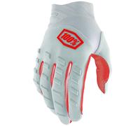 Guantes de motocross 100% USA AIRMATIC plateados M