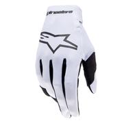 Guantes de motocross Alpinestars Radar gris claro-negro S
