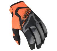 Macna Backyard-1 Guantes de motocross, negro/naranja, Talla XL