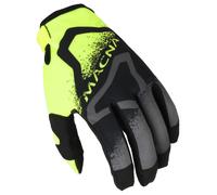 Macna Backyard-1 Guantes de motocross, negro/amarillo, Talla M