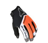 Macna Heat-1 MX - Guantes (Talla L), Color Negro y Naranja
