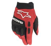 Guantes de motocross infantiles Alpinestars Full Bore Negro y Rojo 2XS
