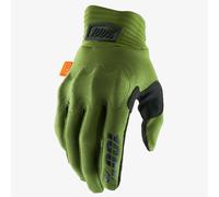 Guantes De Motocross MX Enduro MTB 100% Cognito - Verde Ejército / Negro