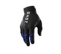 Shot Core Guantes de motocross, negro-azul, tamaño 2XL