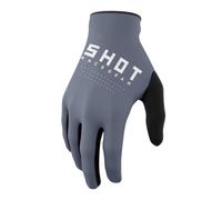 Guantes de motocross Shot Raw negro-blanco-gris liquidación 12
