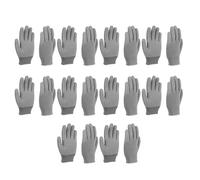 Guantes de nailon que mejoran la precisión Flujos de aire cómodos Uso prolongado Con superficies de puntos para un agarre seguro en ensamblaje de dispositivos electrónicos Guantes punteados Jardinería