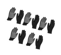 Guantes de nailon que mejoran la precisión Flujos de aire cómodos Uso prolongado Con superficies de puntos para un agarre seguro en ensamblaje de dispositivos electrónicos Guantes punteados Jardinería