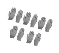 Guantes de nailon que mejoran la precisión Flujos de aire cómodos Uso prolongado Con superficies de puntos para un agarre seguro en ensamblaje de dispositivos electrónicos Guantes punteados Jardinería