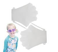 Guantes de natación - Guantes de natación de entrenamiento Aqua Fit, estructura de silicona que mejora la resistencia al agua. Entrenamiento de ejercicio, manos, deportes, buceo, piscina, acuario