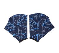 Guantes de natación palmeados - Guantes de natación palmeados con diseño de medio corte | Paleta de mano para entrenamiento de natación y buceo | Aletas de natación para hombres, mujeres, adultos, niñ