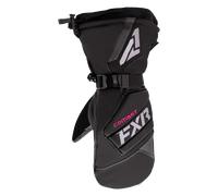 FXR Combat Leather Mitt Ladies Guantes para motos de nieve, negro, Talla XS