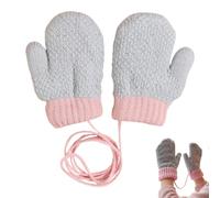 Guantes de nieve para niños, guantes de invierno para niños de 1 a 3 años | Manoplas suaves para juegos al aire libre sobre capa de nieve, protección de manos para esquí, patinaje y muñecos de nieve en