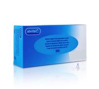 Guantes de Nitrilo Alvita Talla. M - 100 Unidades