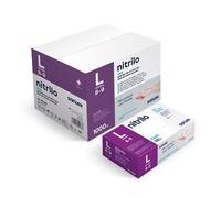 Guantes de Nitrilo Desechables Azul T/L 100 unidades