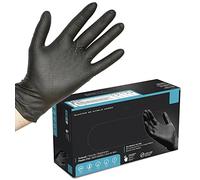 Guantes de Nitrilo DIAMANTADOS GRIP Super resistentes Reutilizables NEGROS 8 micras/9´9 gramos, pack de 50 Talla XL