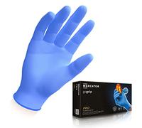 Guantes de nitrilo MERCATOR® gogrip black, Guantes de seguridad desechables sin talco, sin látex, guantes de nitrilo 2.5 veces más gruesos, textura de diamante, Tamaño:M,500 piezas, Kolor:GoGrip Blue