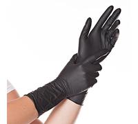 Guantes de nitrilo Safe Long, sin talco, 30 cm, blanco azul negro, 10 x 100 unidades)