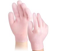 Guantes de noche antideslizantes, lavables, hidratantes, reutilizables, para dormir durante la noche, spa, piel seca, cuidado de las manos agrietadas para mujeres y hombres