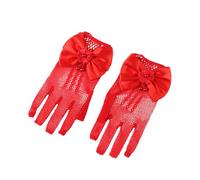 Guantes De Para Niñas Con Detalle De Encaje Intrincado Red De Pesca Transpirable Para Bodas Y Celebraciones Fiesta De Cumpleaños