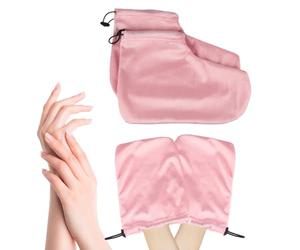 Guantes De Parafina Para Manos - Guantes Termicos Para Tratamiento Spa|Abertura Elástica Con Calentamiento E Hidratación, Cubrepies Transpirable Para Cuidado De Piel Seca Y Agrietada, Set Para