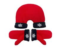 Guantes De Pareja De Navidad - Mitones De Invierno | Diseño De Copo De Nieve Caliente De La Mano, 3 Guantes Cómodos, Equipo Aislado Suave Para Ciclismo, Esquiar, Caminar, Vacaciones,