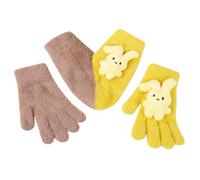 Guantes de pareja tomados de la mano - Mitones de pareja de felpa cálidos de invierno | Love Holding Hands Calentadores de manos para clima frío | Guantes divertidos para parejas con pantalla táctil