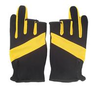 Guantes de pesca para hombres, guantes de pescado para manejo - Guantes de invierno Guantes de paleta impermeables,Guantes de pescado antideslizantes, guantes de kayak cortados de tres dedos para remo