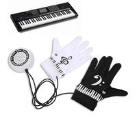 Guantes De Piano Electrónico, Guantes De Música De Piano Interactivos Reproducibles Puntas De Los Dedos Musicales Altavoz Ejercicio De Mano Teclado Instrumento Altavoces Sensor Para Niños Adultos