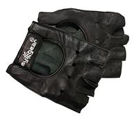 Guantes de Piel Half Finger Medias Dita Talla L