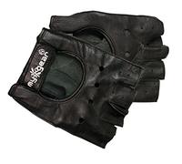 Guantes de piel Half Finger, medio dedo talla M